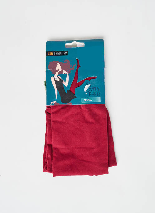 Legging rouge ZEB STYLE LAB  pour femme