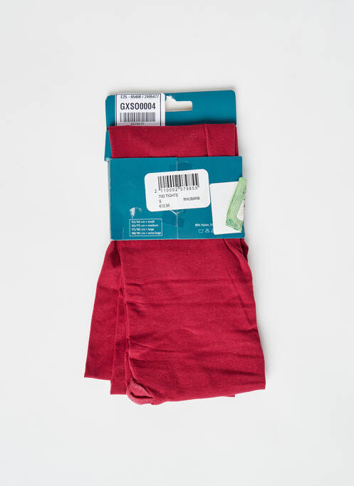 Collants rouge ZEB STYLE LAB  pour femme