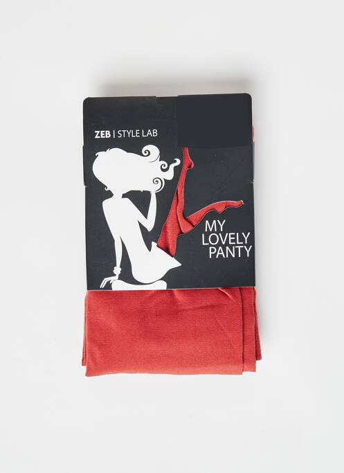 Collants marron ZEB STYLE LAB  pour femme