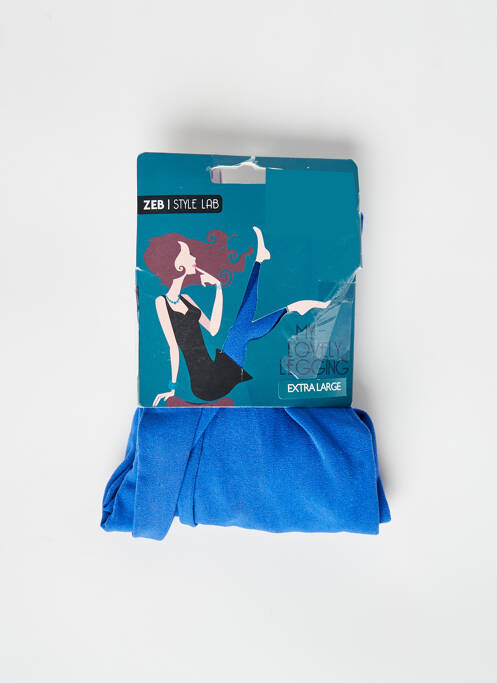 Legging bleu ZEB STYLE LAB  pour femme