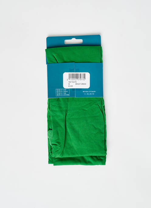 Collants vert ZEB STYLE LAB  pour femme