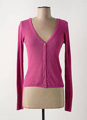 Gilet manches longues rose VILA pour femme seconde vue