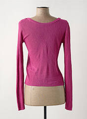 Gilet manches longues rose VILA pour femme seconde vue