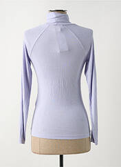 Pull col roulé violet ONLY pour femme seconde vue