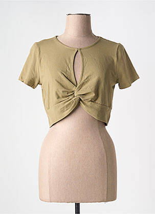 Crop top vert ONLY pour femme