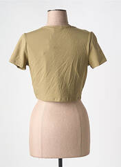 Crop top vert ONLY pour femme seconde vue