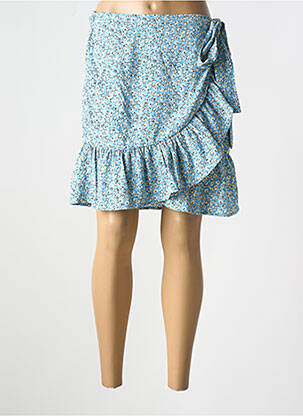 Jupe courte bleu ONLY femme