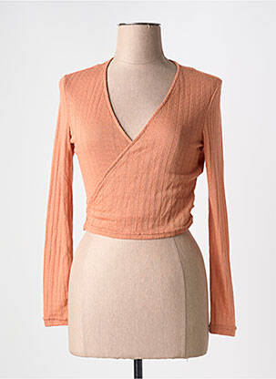 T-shirt marron JACQUELINE DE YONG femme