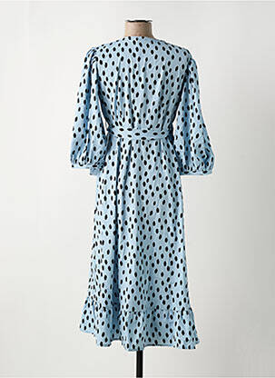 Robe mi-longue bleu ONLY femme