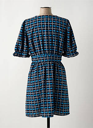 Robe courte bleu JACQUELINE DE YONG femme