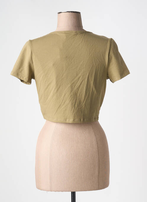 Crop top vert ONLY pour femme