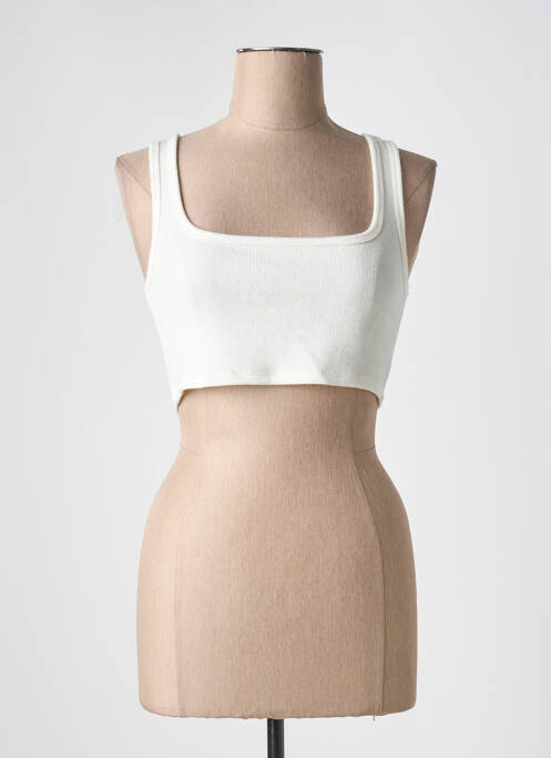 Crop top beige ONLY pour femme