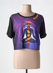 T-shirt noir MORA pour femme seconde vue