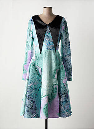 Robe longue vert YOUNG DESIGNERS femme