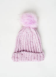 Bonnet rose HAILYS femme