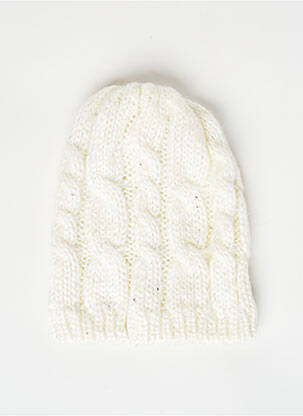 Bonnet blanc HAILYS femme