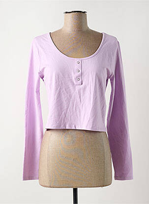 T-shirt violet ONLY femme