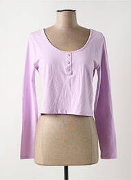 T-shirt violet ONLY femme