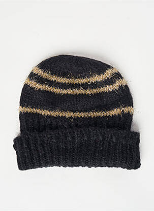 Bonnet noir MAURICE femme
