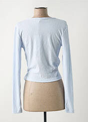 Gilet cache-cœur bleu ONLY pour femme seconde vue