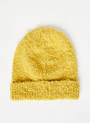 Chapeau jaune ONLY femme
