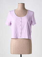 T-shirt violet ONLY pour femme seconde vue