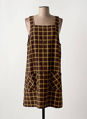 Robe courte marron ONLY femme