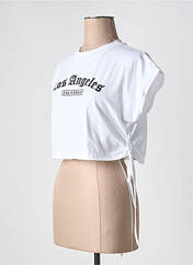 T-shirt blanc HAILYS pour femme seconde vue