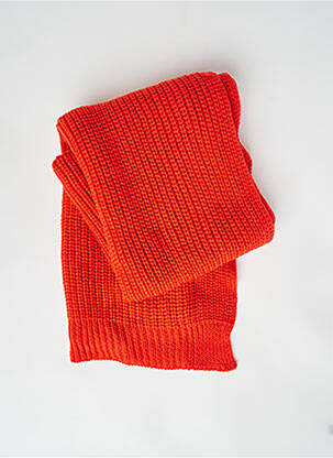 Echarpe orange PIECES femme