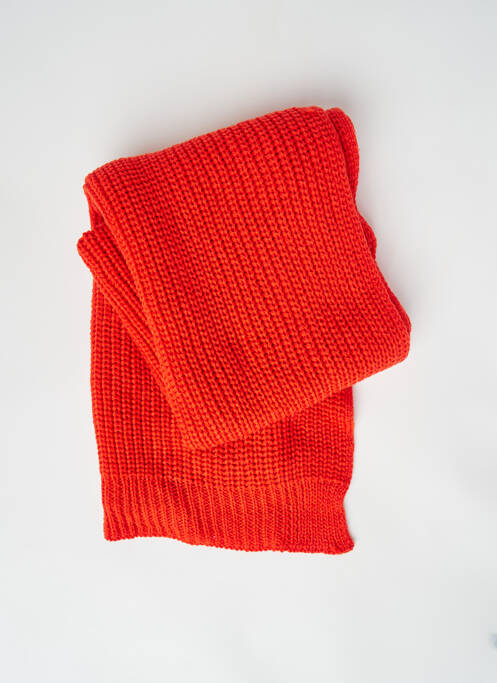 Echarpe orange PIECES pour femme