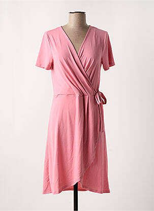 Robe mi-longue rose VILA femme