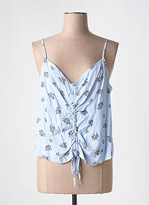 Top bleu MANGO femme