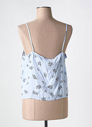 Top bleu MANGO femme