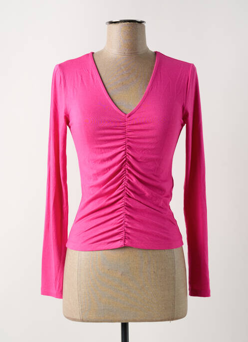 T-shirt rose JACQUELINE DE YONG pour femme