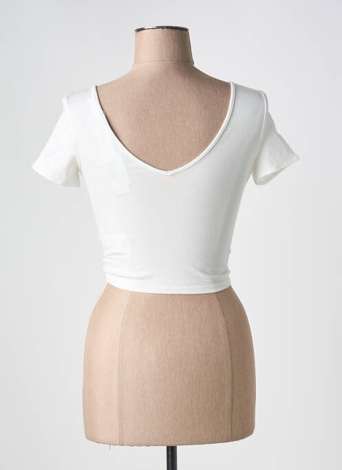 Crop top blanc TALLY WEIJL pour femme