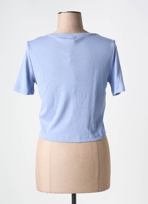 T-shirt bleu NOISY MAY pour femme