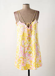 Robe courte jaune VERO MODA pour femme seconde vue