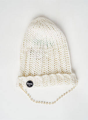 Bonnet blanc MAURICE femme