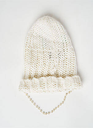 Bonnet blanc MAURICE femme