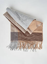 Echarpe marron PIECES femme