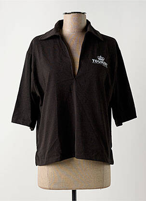 Polo marron TOURIST LEMC femme