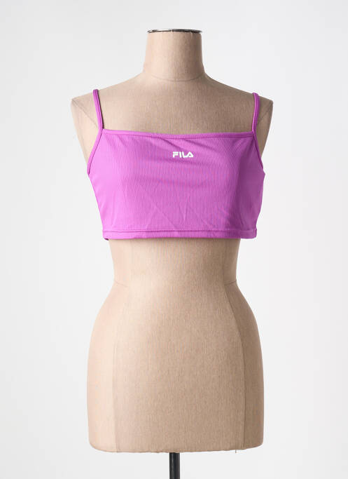 Top violet FILA pour femme