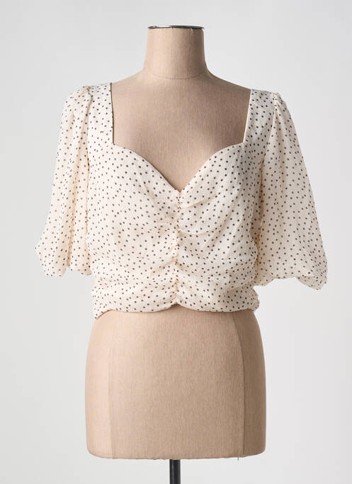 Top blanc MANGO pour femme