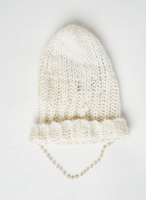 Bonnet blanc MAURICE pour femme
