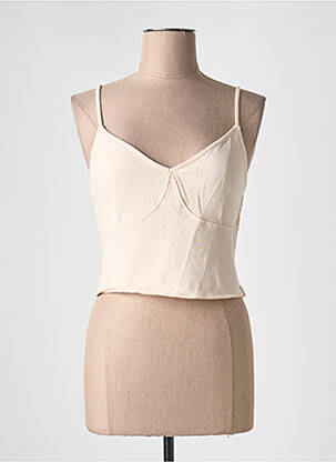 Top beige NOISY MAY pour femme