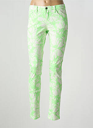 Pantalon slim vert PIECES femme