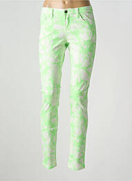 Pantalon slim vert PIECES femme