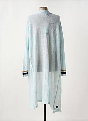 Gilet manches longues bleu MAURICE femme