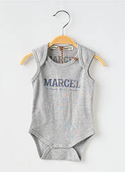 Body lingerie gris LE FABULEUX MARCEL DE BRUXELLES pour enfant seconde vue