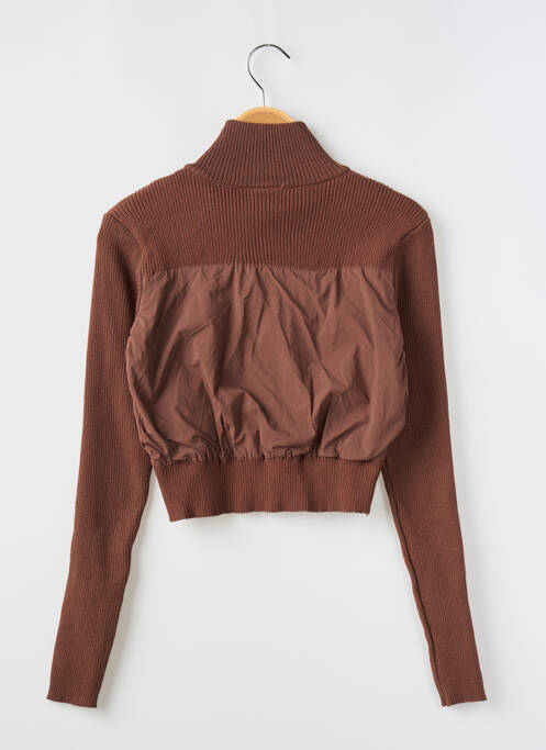 Gilet manches longues marron DAISY STREET pour femme